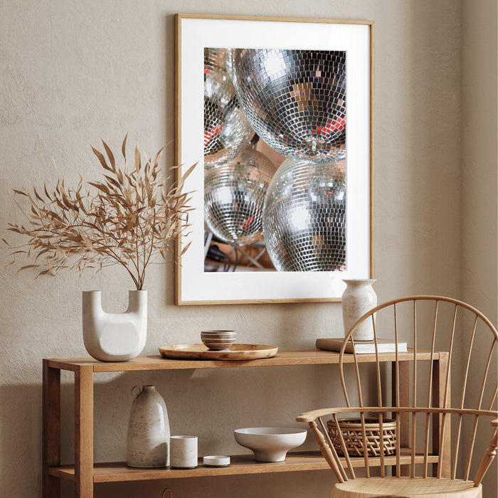 Fashion Girl Print | Disco Print | Girls Drinking Print | Fashion Wall Art | Stylish Wall Art | Black And White Art | Funky Prints