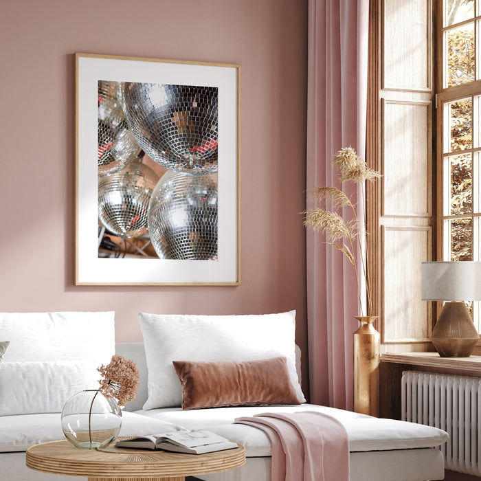 Fashion Girl Print | Disco Print | Girls Drinking Print | Fashion Wall Art | Stylish Wall Art | Black And White Art | Funky Prints