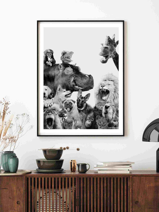 Black and White Photo, Lion, Funny Animals poster, nursery prints, bedroom decor, Lion, Nursery Wall Art,Giraffe, Monkey, Monkey,Printable
