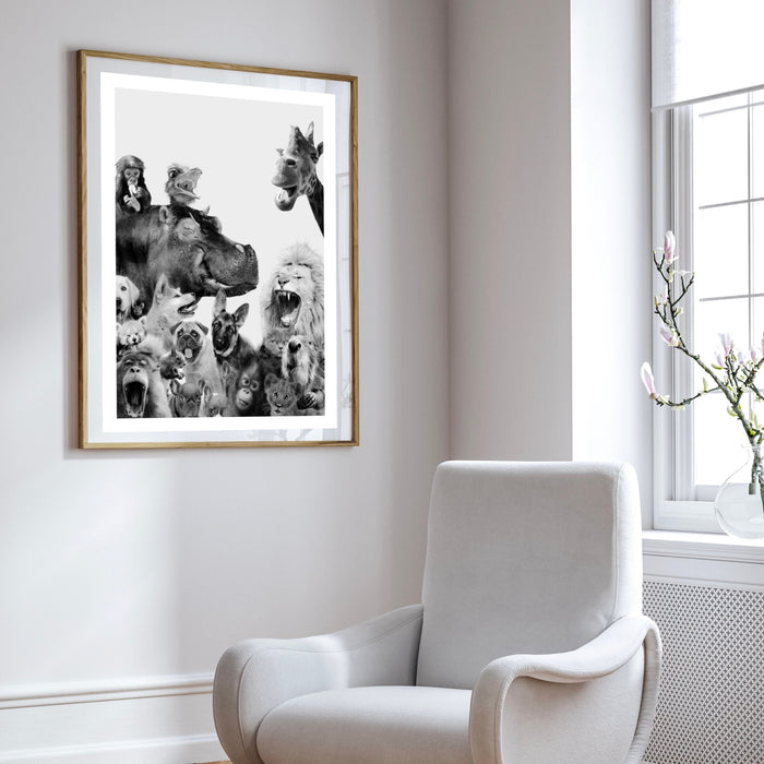 Black and White Photo, Lion, Funny Animals poster, nursery prints, bedroom decor, Lion, Nursery Wall Art,Giraffe, Monkey, Monkey,Printable