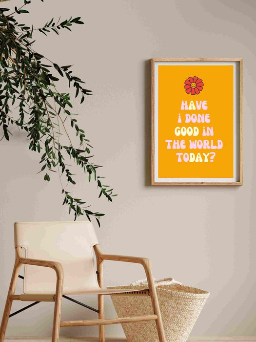 Retro Trendy Aesthetic Wall Art, Wall Print, Digital Download Print, Wall Decor, Large Printable Art, Orange Art, Trendy Wall Art