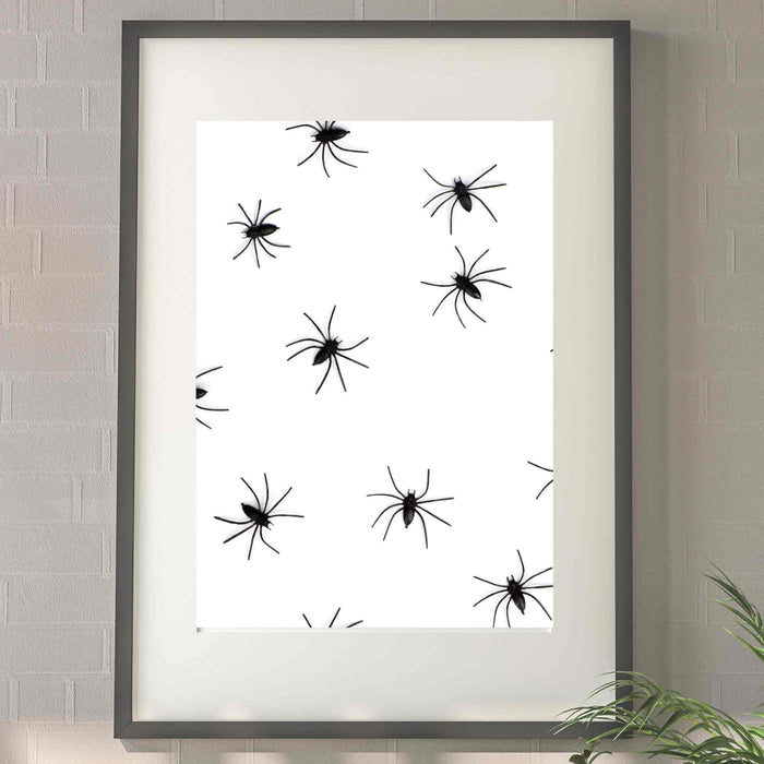 halloween zombie spiders orange black halloween wall art bundle set halloween decor halloween poster art prints digital download
