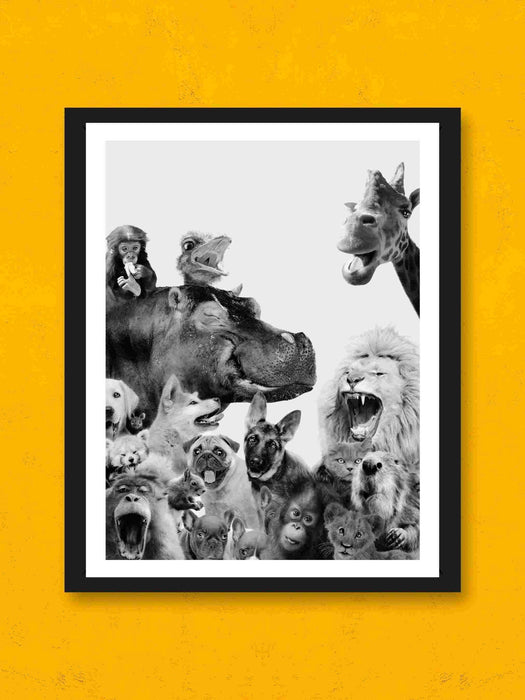 Black and White Photo, Lion, Funny Animals poster, nursery prints, bedroom decor, Lion, Nursery Wall Art,Giraffe, Monkey, Monkey,Printable