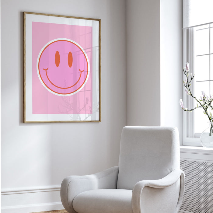 Fashion Girl Print | Disco Print | Girls Drinking Print | Fashion Wall Art | Stylish Wall Art | Orange and Pink Wall Art | Funky Prints,