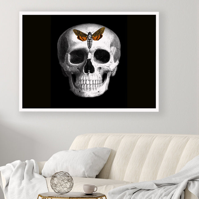 Moth Landscape halloween art | mega bundle | halloween decor | halloween wall decor, halloween poster digital downloads