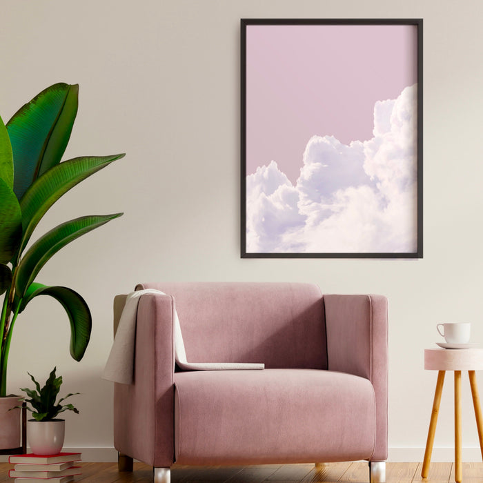 Above Bed Wall Art Set Of 3, Pink Cloud Wall Decor,Pink Home Decor, Blush Pink Print,Abstract Art Print,Minimalist Wall Art,Minimalist Print