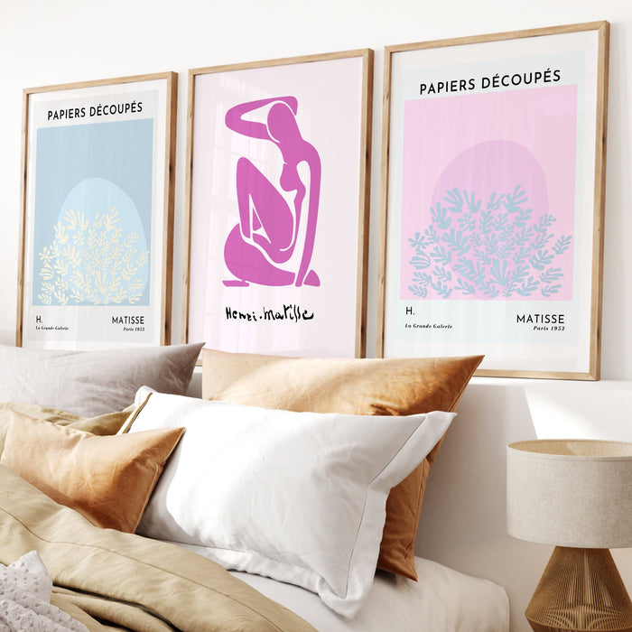 Gallery Wall Set of 9, Exhibition Poster Set, Printable wall art, Matisse Print, Picasso Prints, New Yorker Magazine Poster, Vintage Prints
