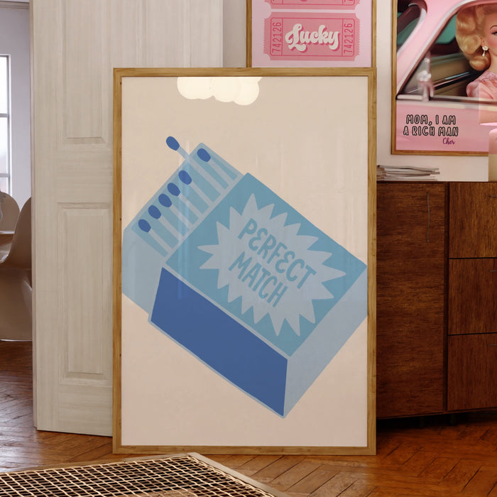 Trendy Retro Wall Art Set of 18, Retro Trendy Aesthetic Print,Lucky You Pink and Blue Sets,Trendy Wall Decor,Funny Art, Minimalist, Digital