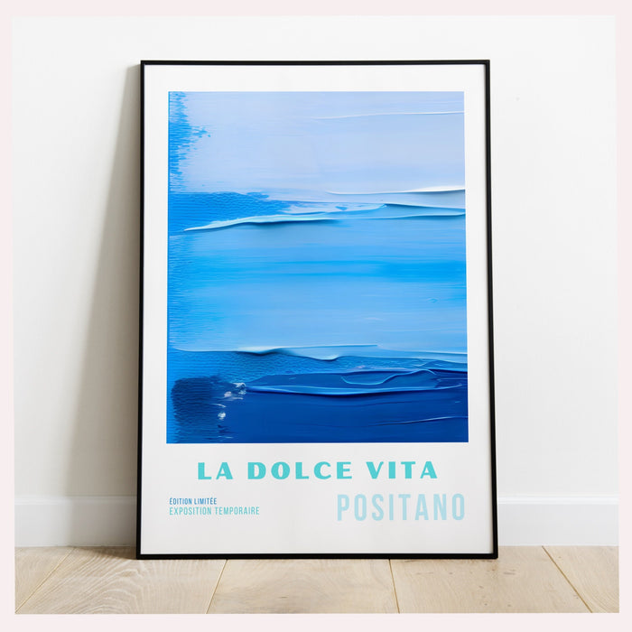 Blue Abstract Painting, Printable set of 3, Maximalist Art, Digital Print,  Blue Gallery Wall Art Print, Coastal Decor, Bright Art