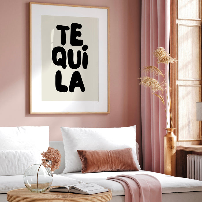 Tequila Happy Hour-Digital Download-Martini Art-Retro Print-Cheers Art Print-Trendy Art-70s Art Print-Girly Art-Cocktail Art-Preppy Bar Art