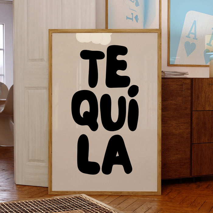 Tequila Happy Hour-Digital Download-Martini Art-Retro Print-Cheers Art Print-Trendy Art-70s Art Print-Girly Art-Cocktail Art-Preppy Bar Art