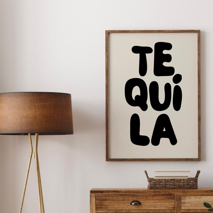 Tequila Happy Hour-Digital Download-Martini Art-Retro Print-Cheers Art Print-Trendy Art-70s Art Print-Girly Art-Cocktail Art-Preppy Bar Art