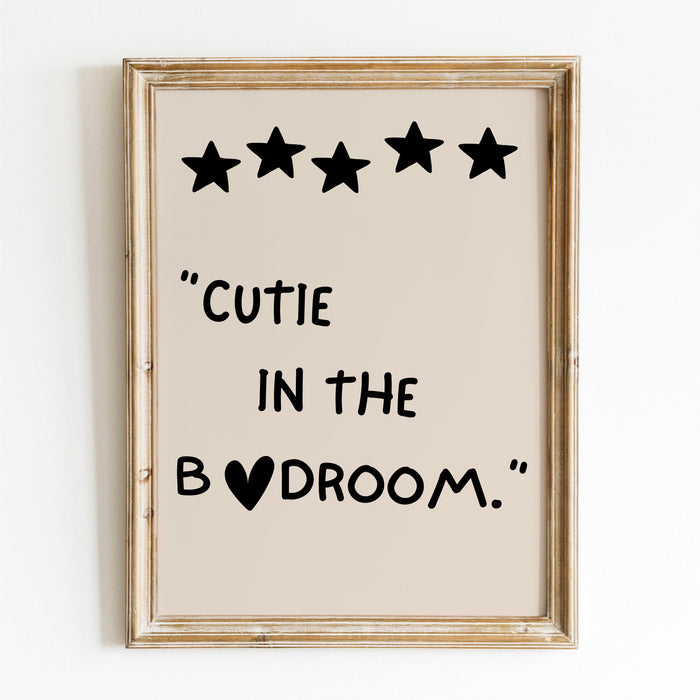 Cute Bedroom Wallart Neutral Aesthetic Wall Decor Trendy Retro Bedroom Wall Art Love Heart Art Funny Print Bar Cart Digital Download