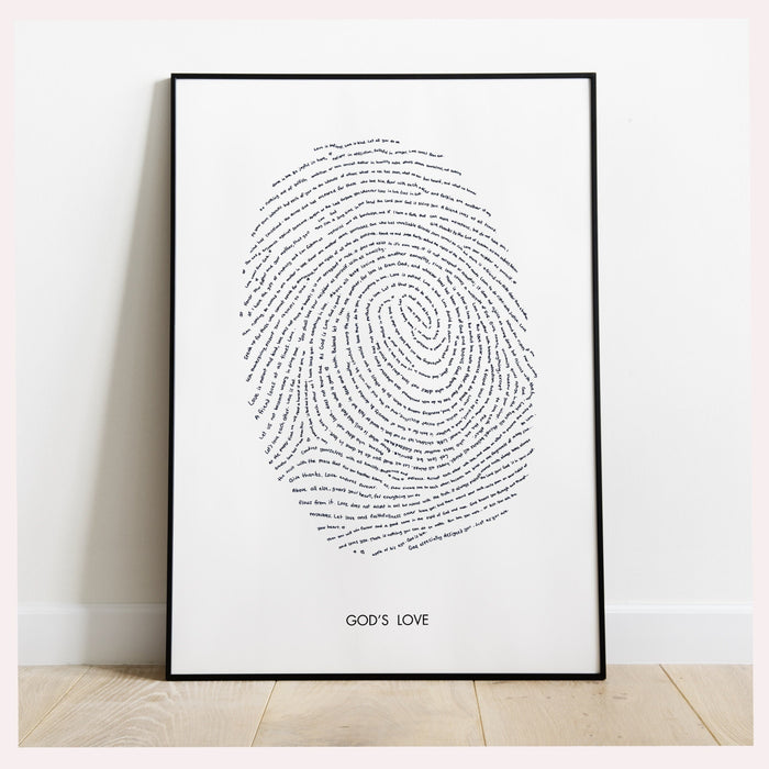 God's Love-Gift for Christian-Christian art-Gift for Daughter-God Child Gift-Digital Wall Art