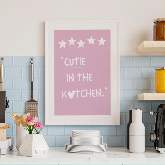 Aesthetic Kitchen Wall Decor Trendy Retro Cooking Art Kitchen Wall Art Print Minimalist Love Heart Print Art Print Bar Cart Digital Download