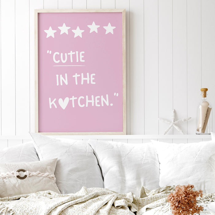 Aesthetic Kitchen Wall Decor Trendy Retro Cooking Art Kitchen Wall Art Print Minimalist Love Heart Print Art Print Bar Cart Digital Download