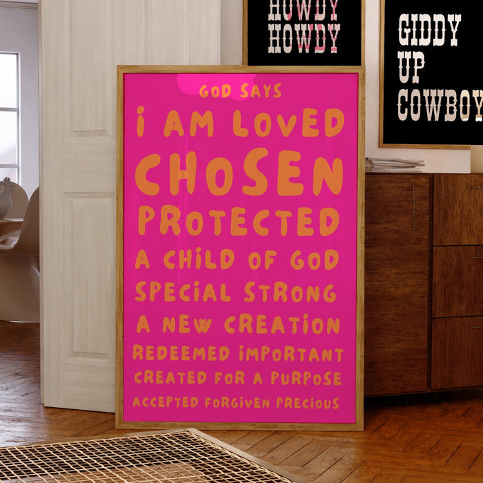 Modern Christian Art Christian Wall Art Scripture Wall Art Pink Wall Art Bible Verse Wall Art Spiritual Wall Art Religious Digital Download