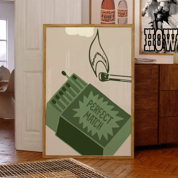 Trendy Retro Wall Art Set of 16 Retro Trendy Aesthetic Prints Lucky You Poster Green Print Trendy Funny Wall Art Minimalist Digital Art