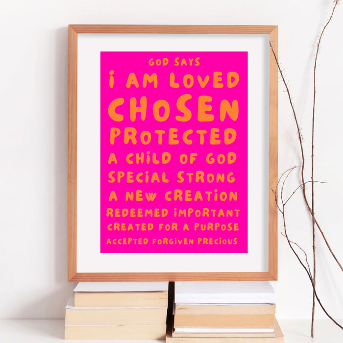 Modern Christian Art Christian Wall Art Scripture Wall Art Pink Wall Art Bible Verse Wall Art Spiritual Wall Art Religious Digital Download