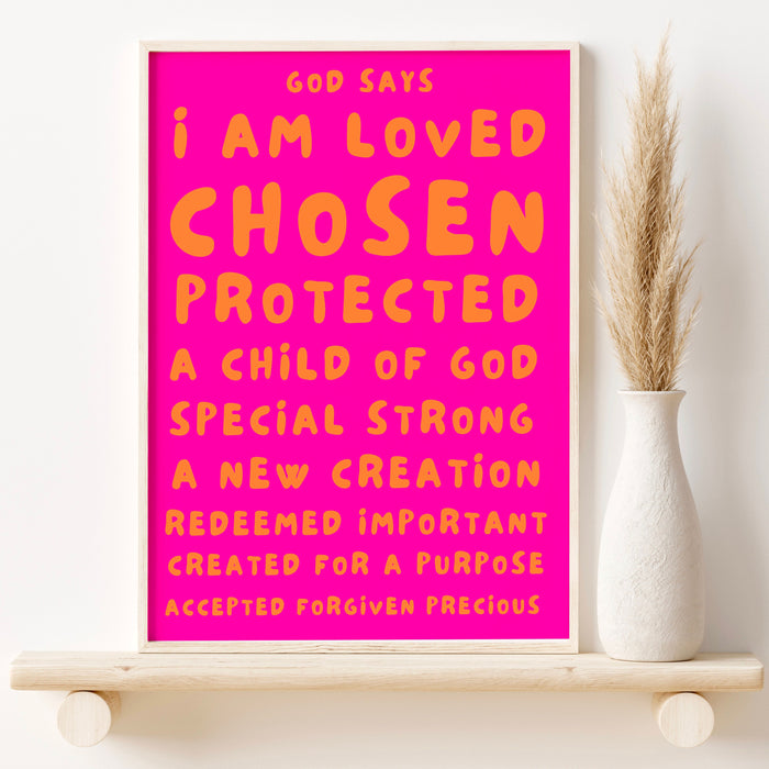 Modern Christian Art Christian Wall Art Scripture Wall Art Pink Wall Art Bible Verse Wall Art Spiritual Wall Art Religious Digital Download