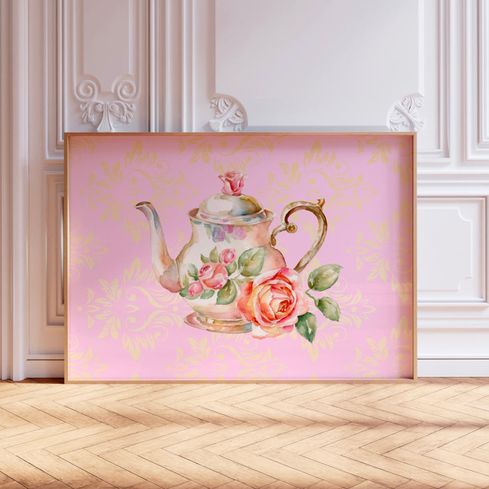 Coffee for Grandma Gift Print Cottagecore Decor Abstract Vintage Painting Digital Downloadable Wall Art Trendy Retro Wall Art Set of 12