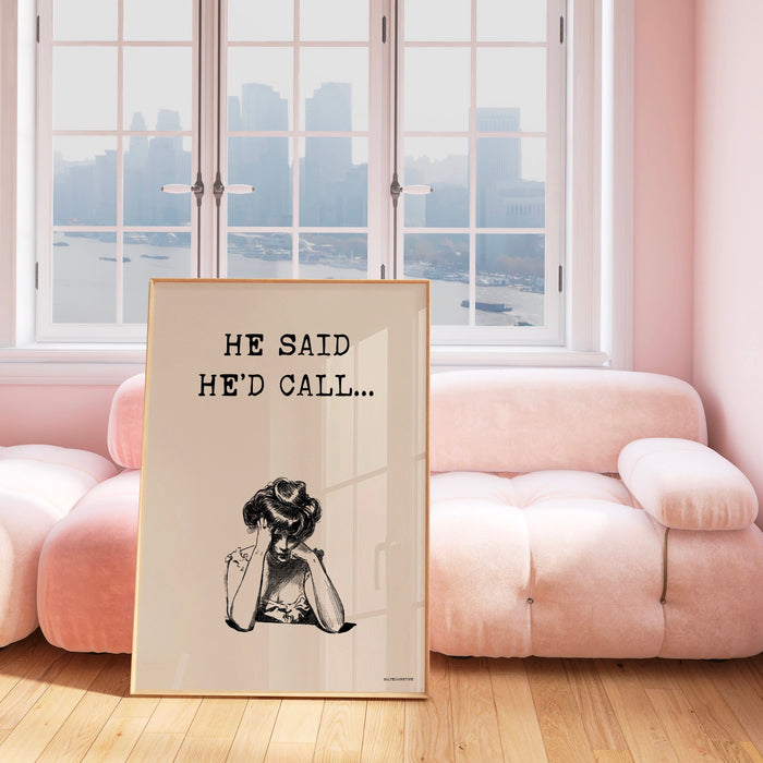 Vintage Print Funny Introvert Poster Trendy Living Room Decor Cute Quote Art Aesthetic Apartment Wall Art Digital Download 1 Print