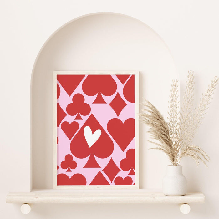 Trendy retro wall art, vintage aesthetic print, pink red poster, checker abstract poster, trendy wall art, funny art, digital, art deco art