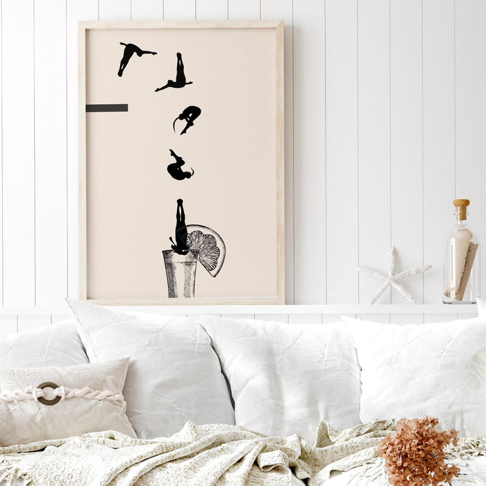 Cheers print | trendy retro wall art set of 3 | bar cart drinks art | bar cart accessories | drinks printable wall art | digital download