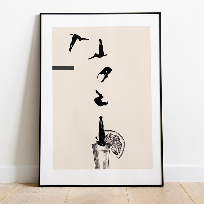 Cheers print | trendy retro wall art set of 3 | bar cart drinks art | bar cart accessories | drinks printable wall art | digital download