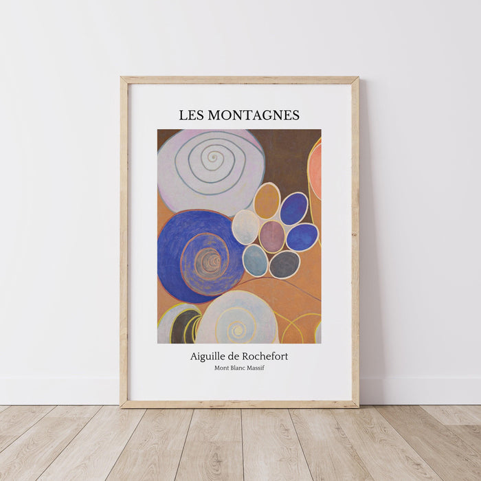 Boho abstract art print, boho wall art, abstract gallery wall set, minimal botanical print, boho print, blue beige wall decor, modern art