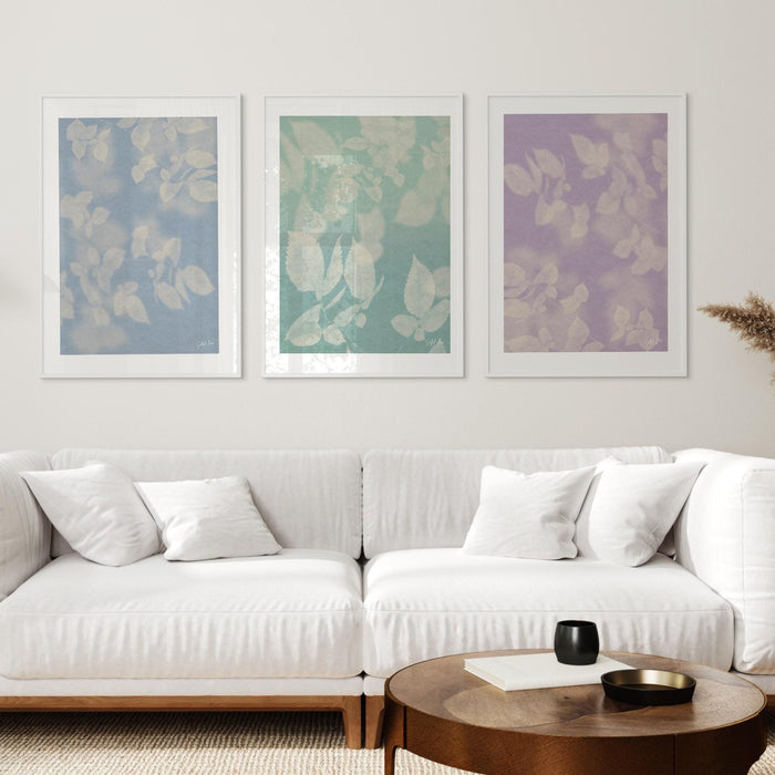 Watercolor botanical print set of 3, gallery wall art, floral printable art, wild flowers art floral line art, modern home decor art
