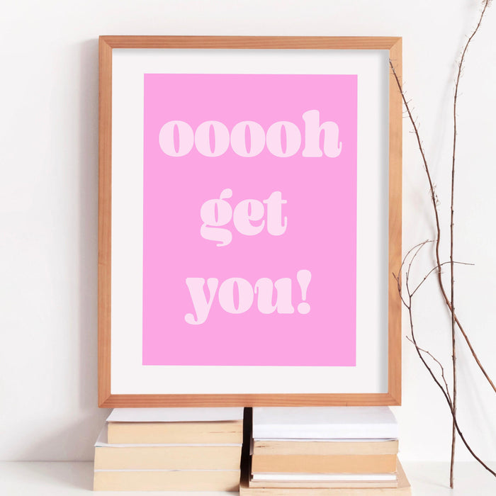 Trendy retro wall art, fashion girl fun wall decor, pinkwall art, maximalist aesthetic print funny art, minimalist, digital download