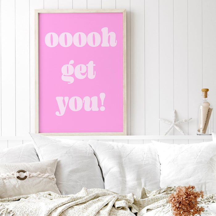Trendy retro wall art, fashion girl fun wall decor, pinkwall art, maximalist aesthetic print funny art, minimalist, digital download