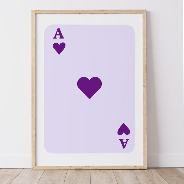 Trendy retro wall art set of 2 retro trendy aesthetic funny print lucky you poster purple print trendy wall art fun minimalist digital art