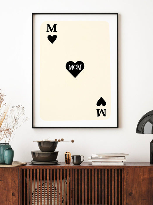 Trendy retro wall art gift for mom retro trendy aesthetic print lucky you poster black and white print trendy wall art funny art digital art