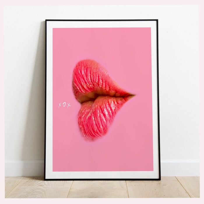 Pink orange digital download, 70s style poster, 60s flower print, orange pink decor, dorm room wall art, printable set of 3, pink prints,