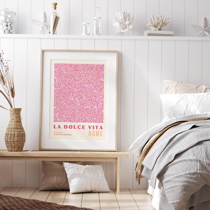 Pink orange flower market digital download, 70s style poster, 60s flower print, orange pink decor, dork room wall art, printable set of 3