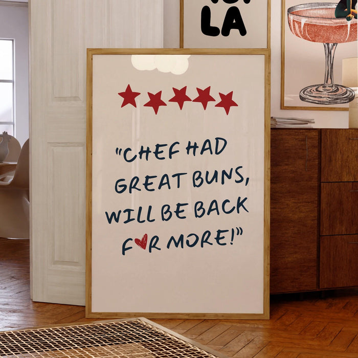 Aesthetic kitchen wall decor trendy retro cooking art kitchen wall art print minimalist love heart print art print bar cart digital download