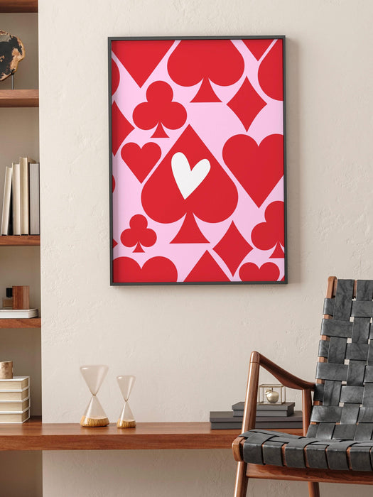 Trendy retro wall art, vintage aesthetic print, pink red poster, checker abstract poster, trendy wall art, funny art, digital, art deco art