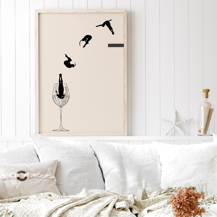 Cheers print | trendy retro wall art set of 3 | bar cart drinks art | bar cart accessories | drinks printable wall art | digital download