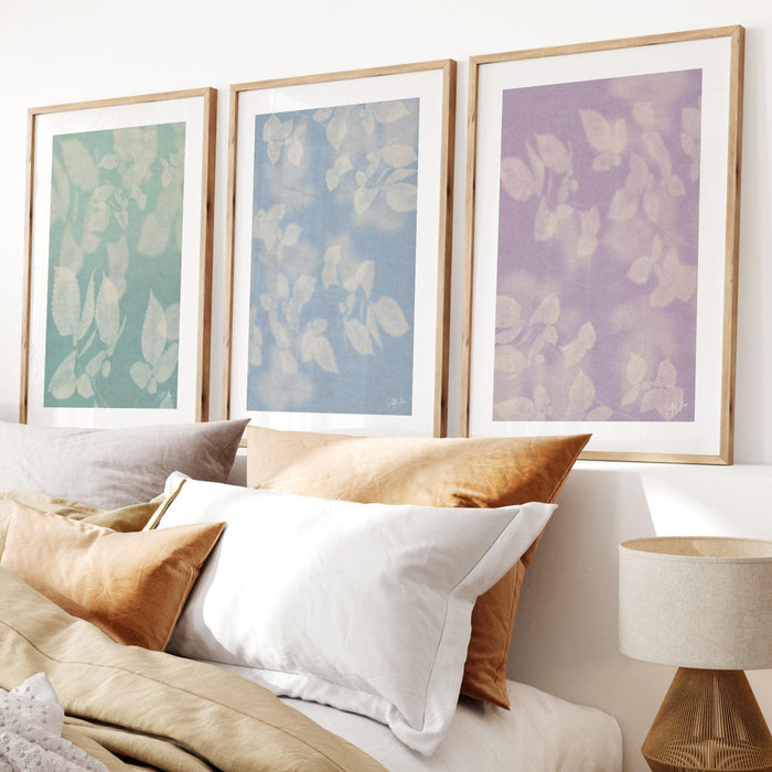 Watercolor botanical print set of 3, gallery wall art, floral printable art, wild flowers art floral line art, modern home decor art