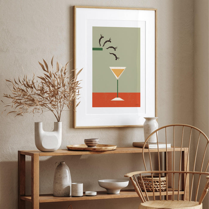 Vintage cocktail printable poster, vintage alcohol art, art deco poster, cocktail bar sign, basement bar decor, funny bar art