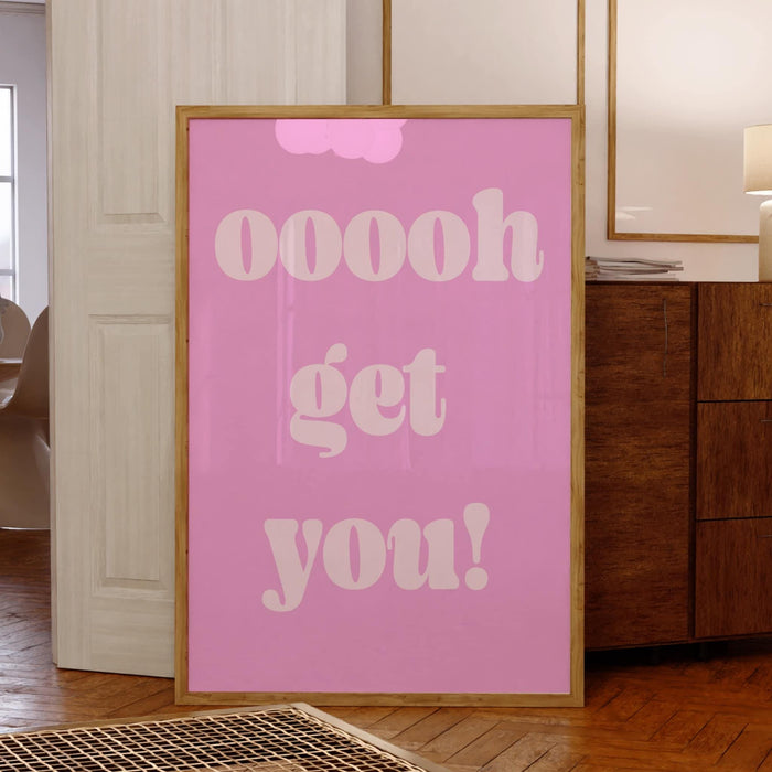 Trendy retro wall art, fashion girl fun wall decor, pinkwall art, maximalist aesthetic print funny art, minimalist, digital download