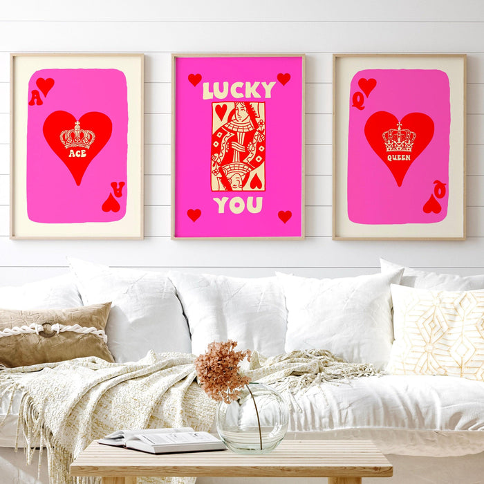 Retro wall print set of 5, wall prints trendy, groovy 70s poster set, preppy wall decor, cute room decor aesthetic, funky groovy digital art