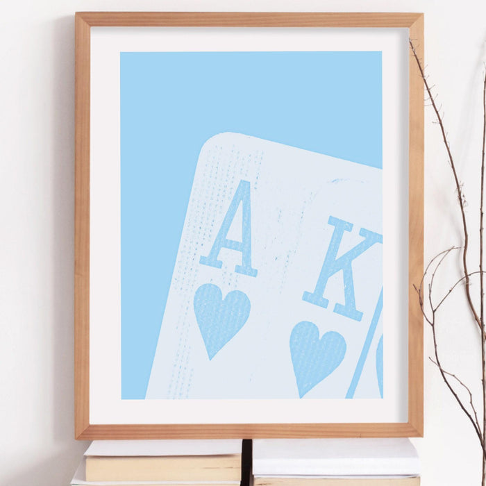 Heartbreak hotel trendy retro wall art set of 3, retro trendy aesthetic print,lucky you poster, blue print,trendy wall art,funny digital art