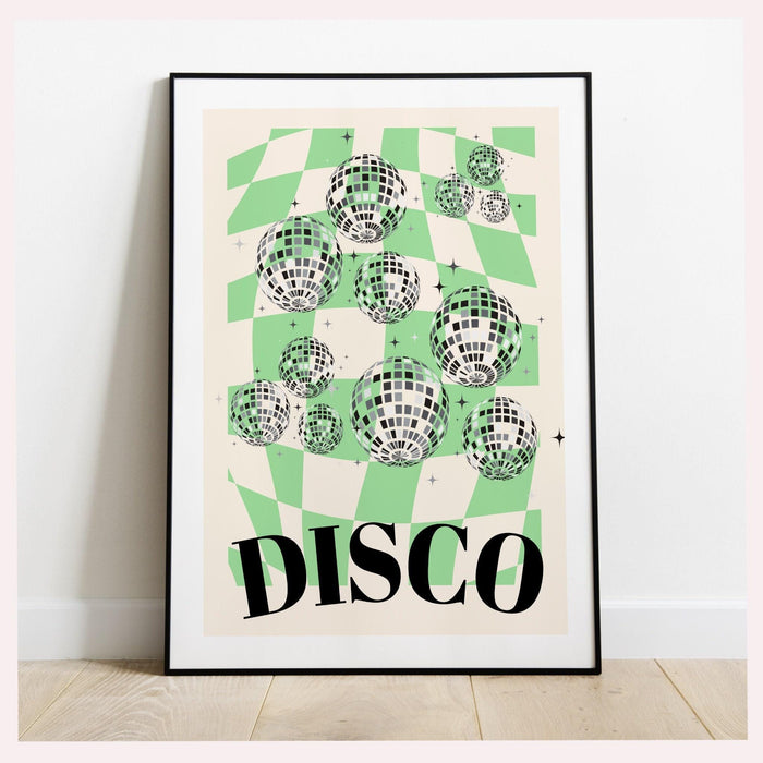 Fashion girl print | disco print | girls drinking print | fashion wall art | stylish wall art | black and white art | funky prints