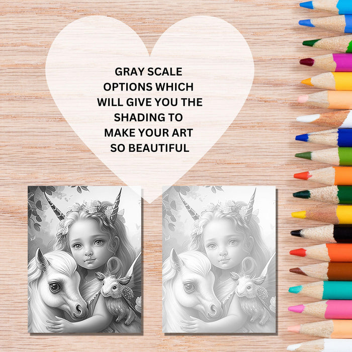 Fairy coloring book | printable coloring pages | 20 fantasy coloring sheets | instant download pdf. fantasy fairies coloring page printable