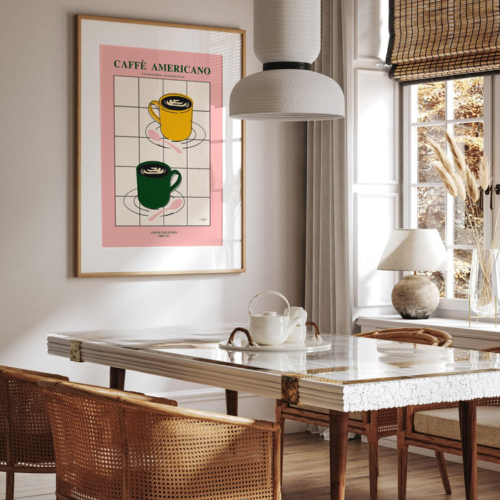 Coffee poster| printable wall art, modern minimalist food print for the kitchen, bar, or living room | instant download