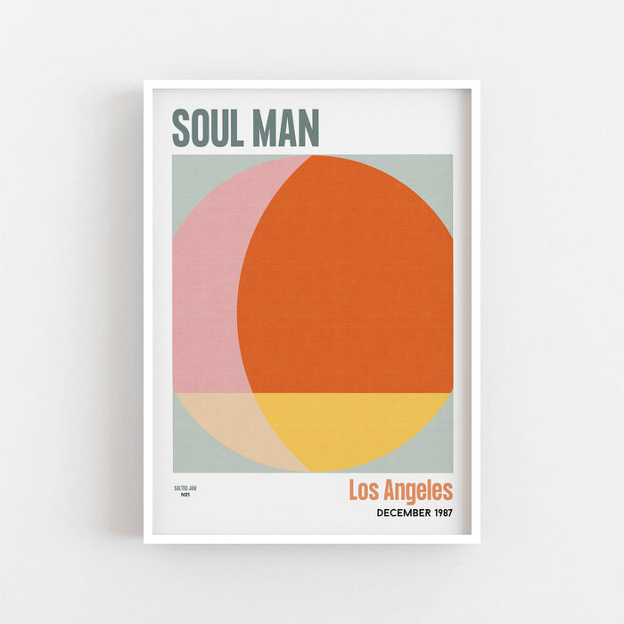 Abstract wall art print, digital download print, retro wall decor, large printable art, downloadable prints, retro orange and pink art print