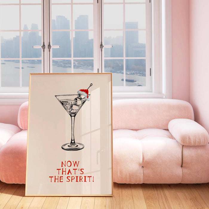 Funny Christmas Bar Cart Art Aesthetic Kitchen Decor Cute Kitchen Wall Art Print Retro Martini Prints Cocktail Minimalist Poster Printable